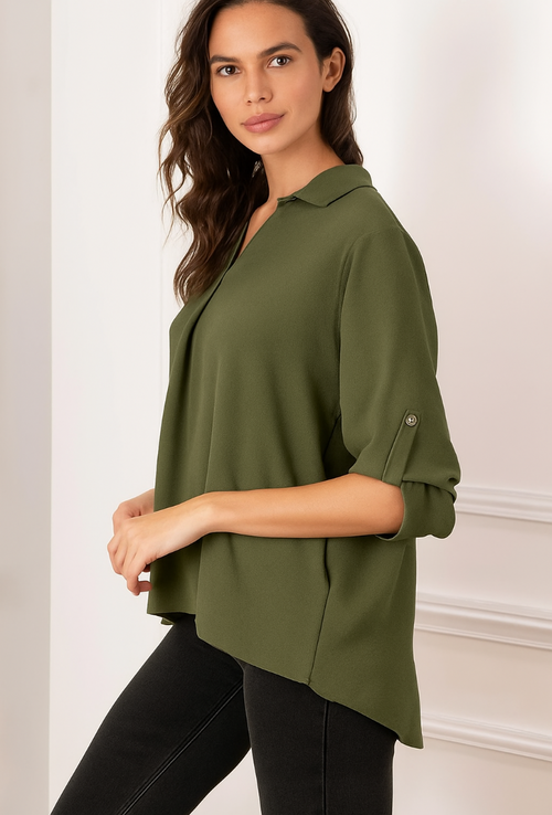Blouse fluide de couleur kaki
Les pépites de Christelle