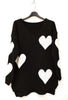 Pull col V en coeur Les pépites de Christelle