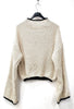 Pull en maille col rond Les pépites de Christelle