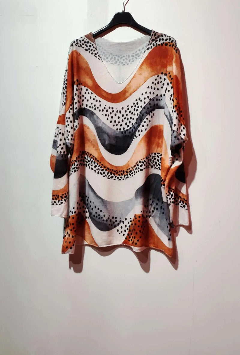 Pull imprimé - Image 1