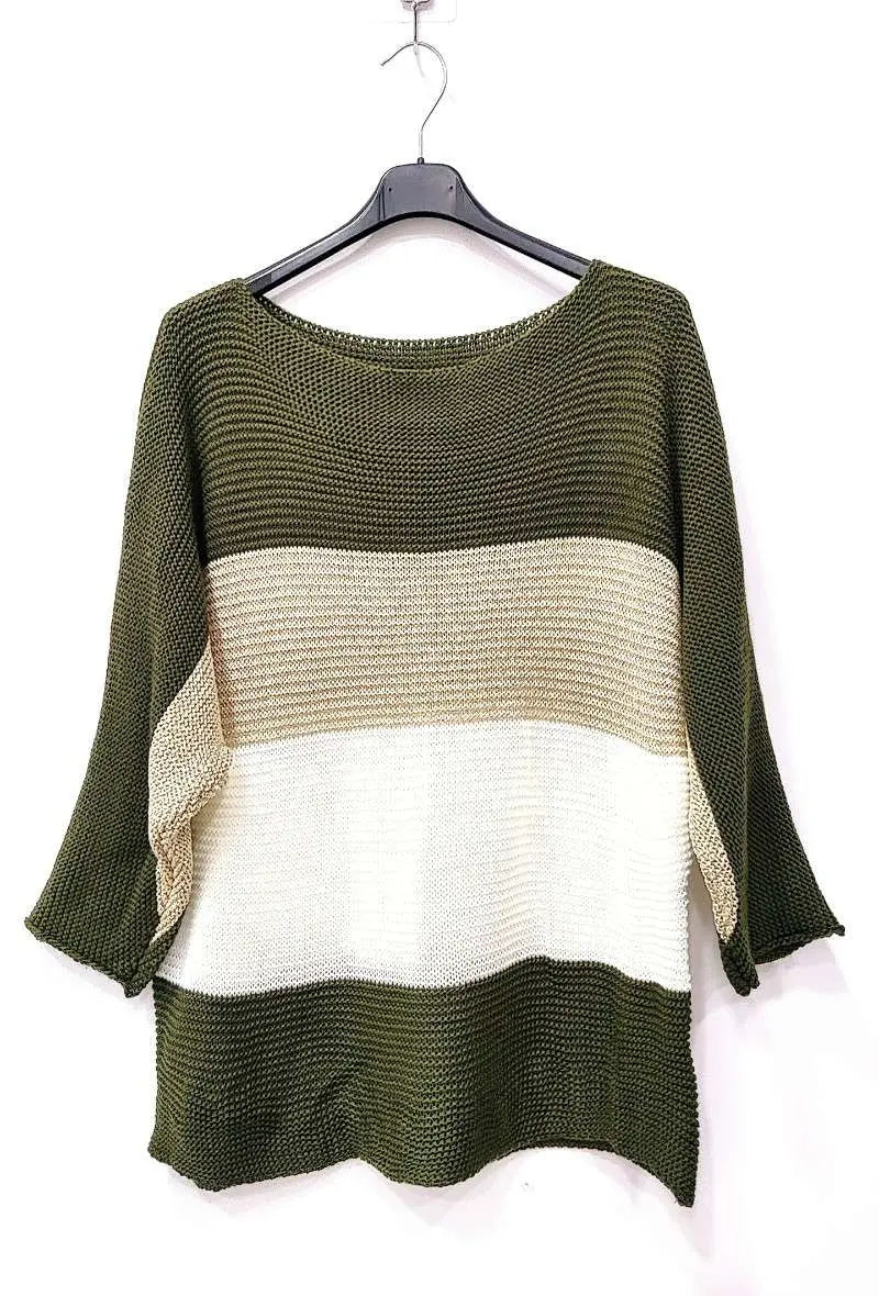 Pull rayé Les pépites de Christelle