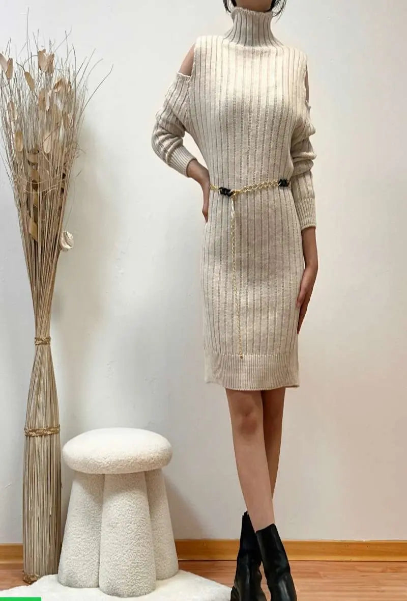 Robe pull à rainures - Image 1