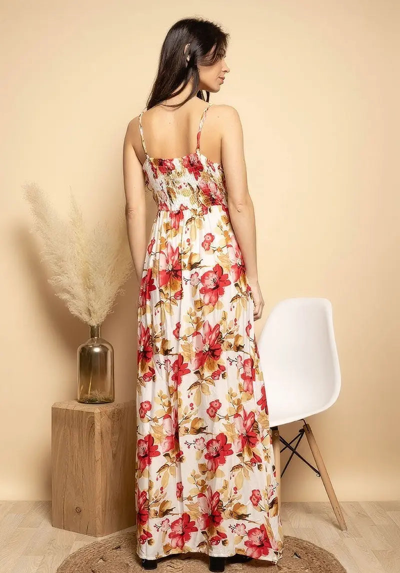 Robe à bretelles imprimée fleuri - Image 2