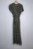 Robe cache cœur longue fleurie Les pépites de Christelle