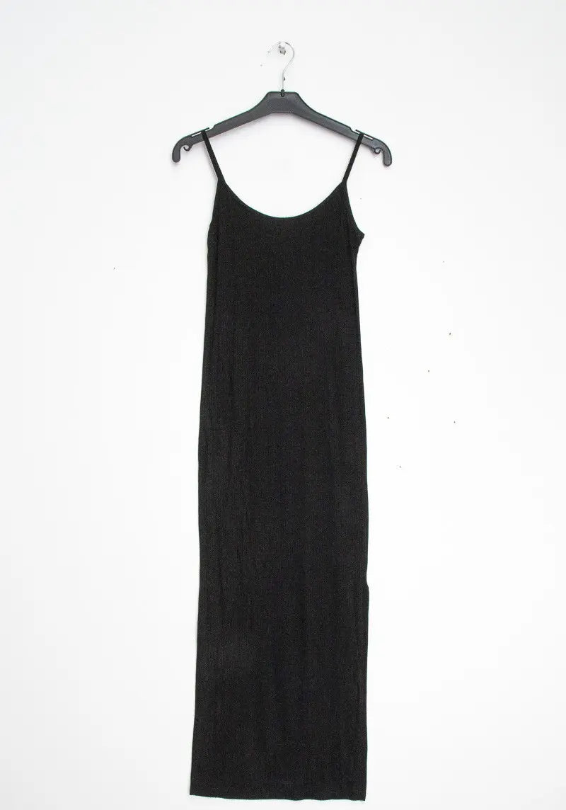 Robe côtelé avec fente