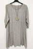 Robe rayée avec collier Les pépites de Christelle