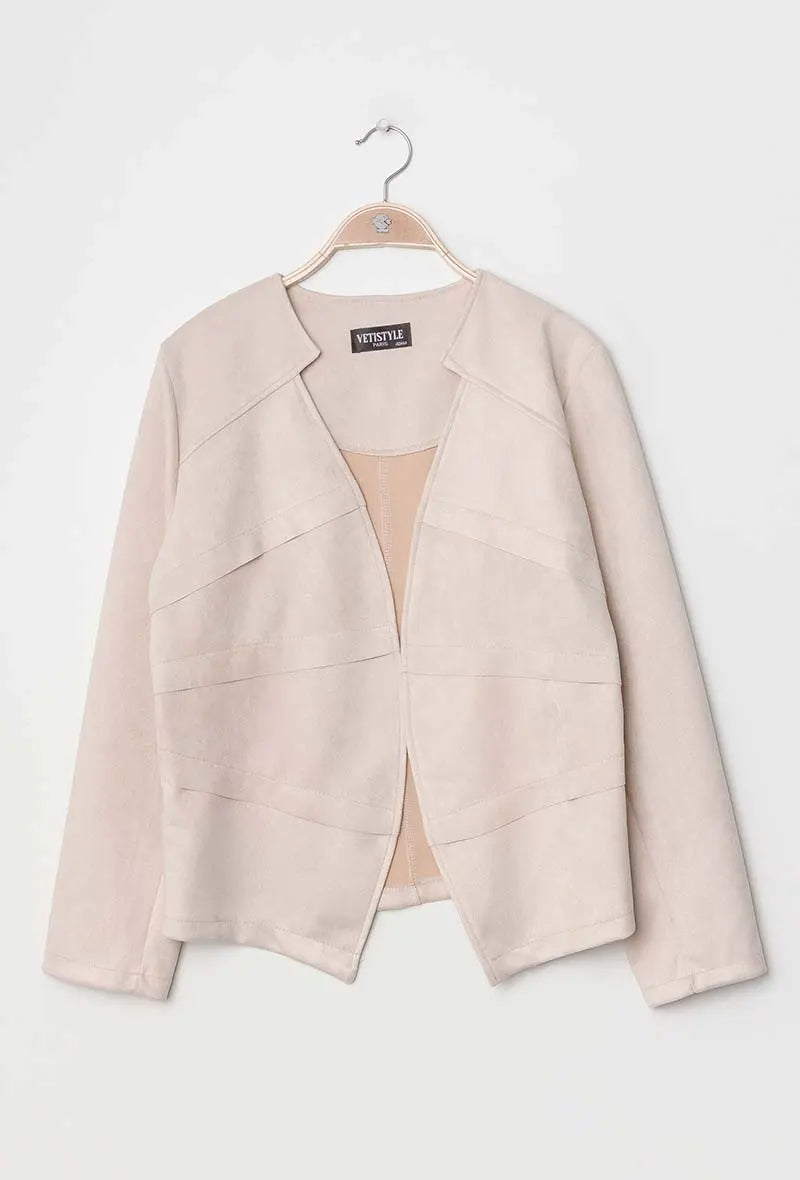 Veste effet daim Les pépites de Christelle