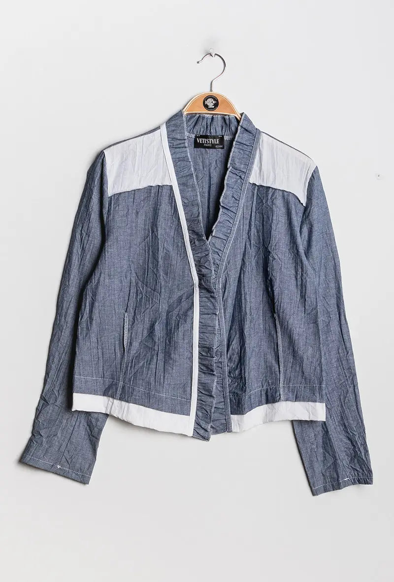 Veste effet froissé - Image 1