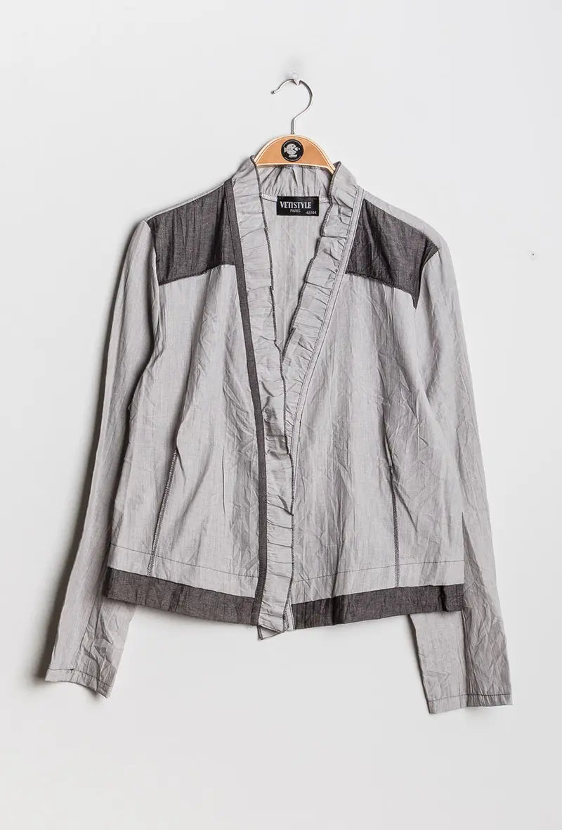 Veste effet froissé - Image 3