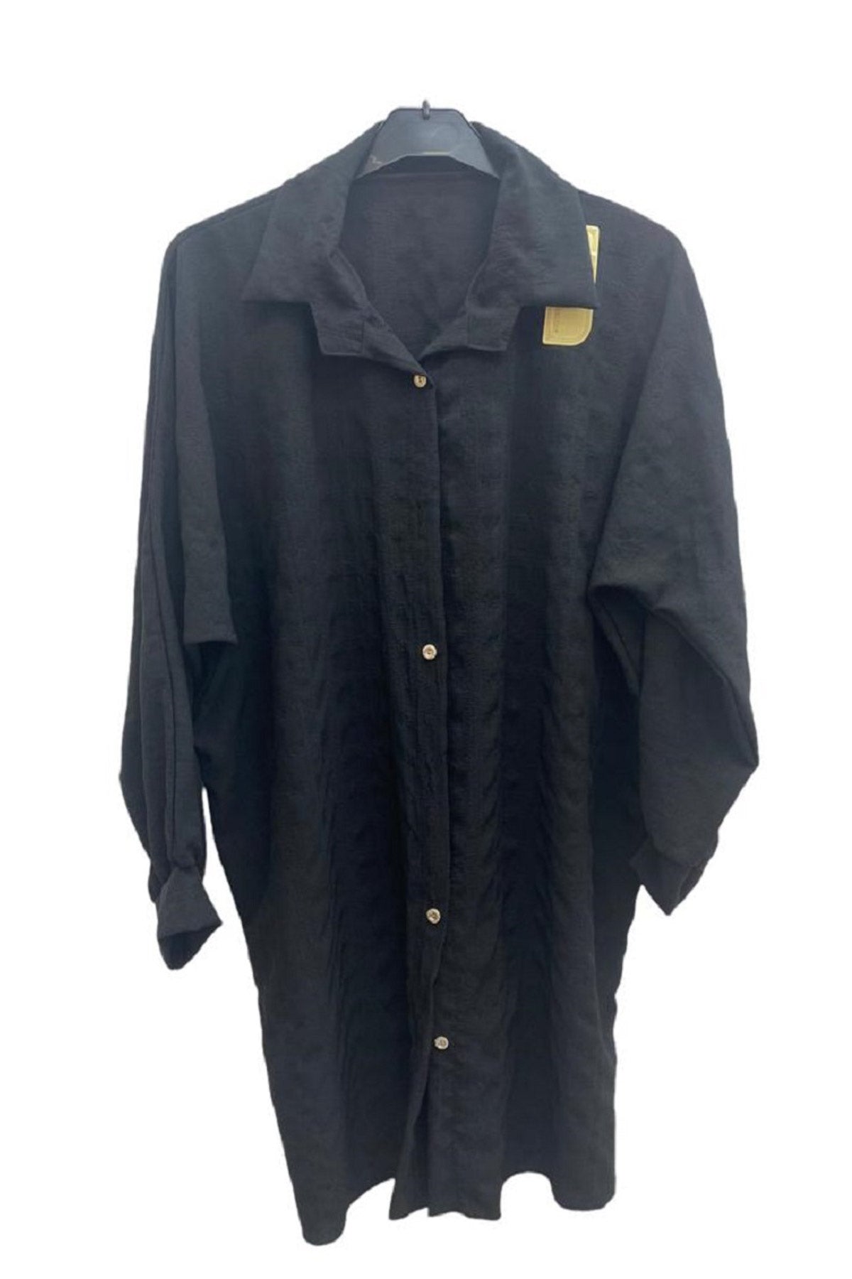 Chemise gaufrée à boutons - Image 3