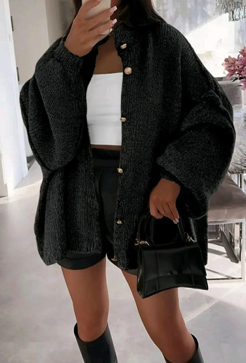 Gilet Cardigan Élégant à Boutons