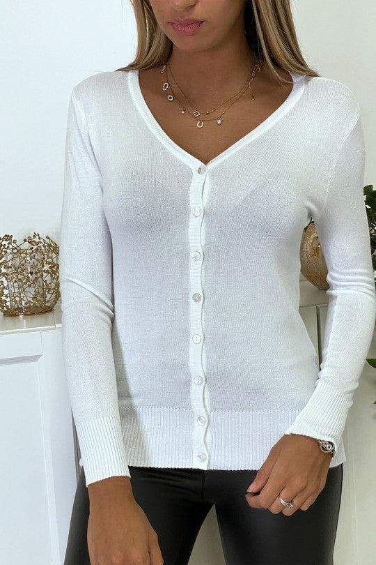 Gilet souple à boutons - Image 1