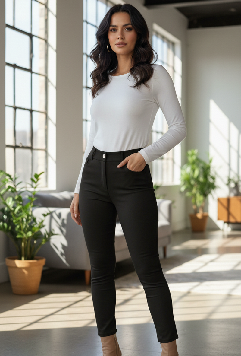 Pantalon Confort noir - Image 1