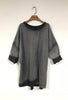Pull confortable de couleur gris Les pépites de Christelle