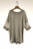 Pull confortable de couleur taupe Les pépites de Christelle