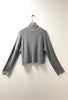Pull court de couleur gris Les pépites de Christelle