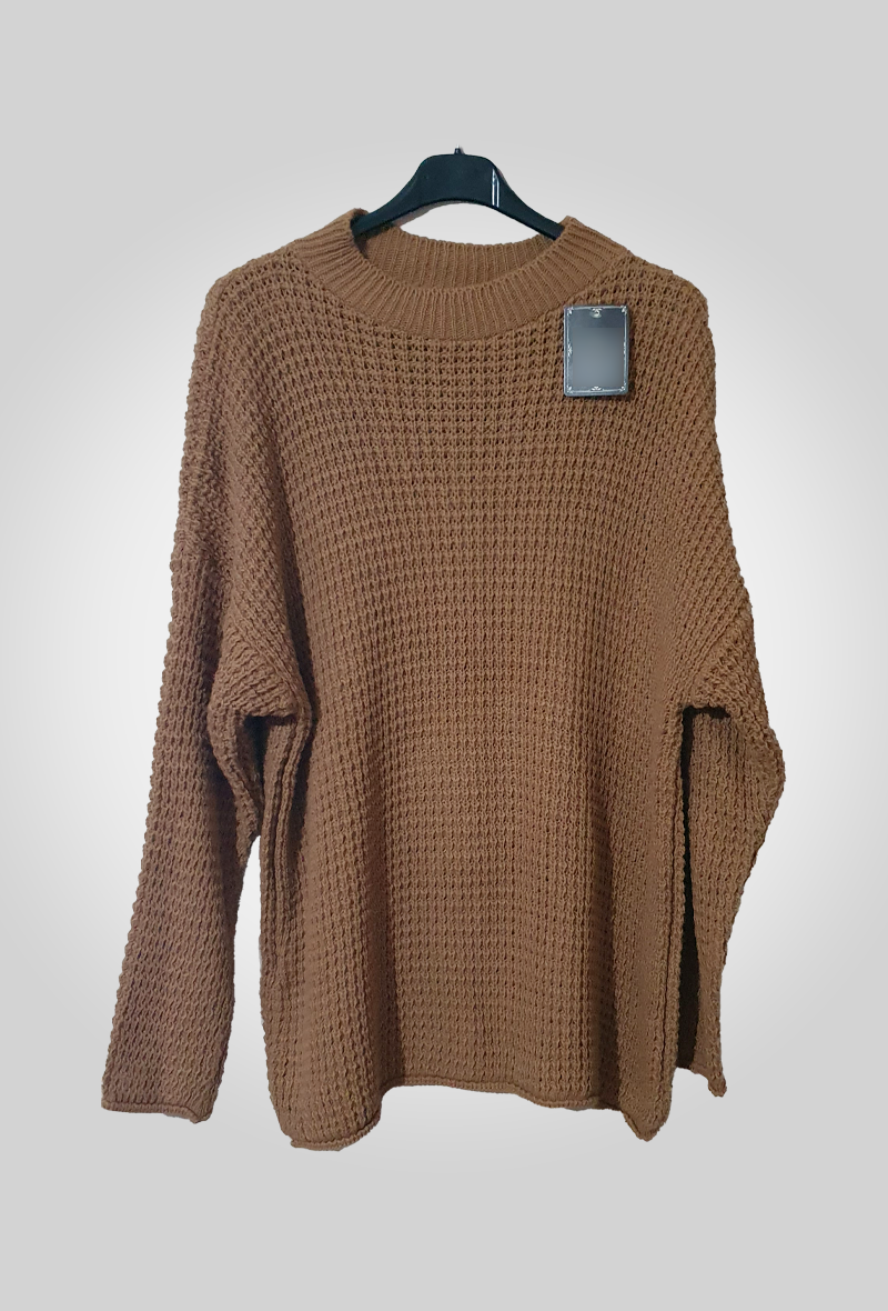 Pull Maille Classique Col Rond