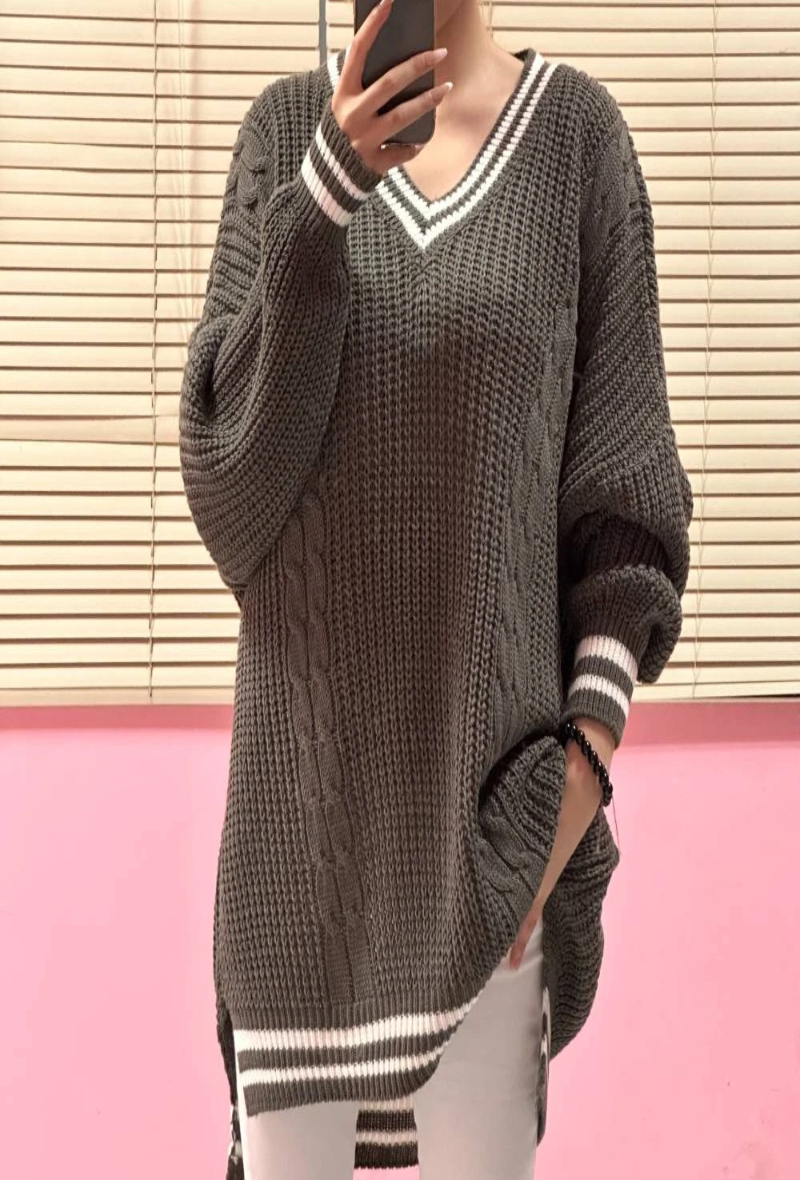 Pull Tricot Col V - Image 1