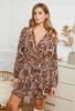 Robe courte marron 
Les pépites de Christelle