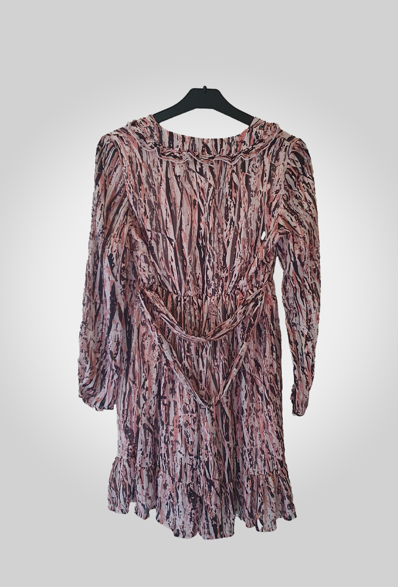 Robe fluide de couleur rose clair Les pépites de Christelle