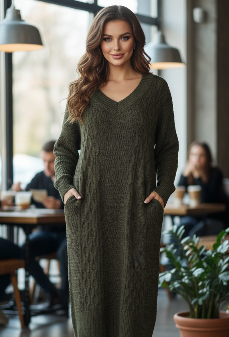 Robe Longue en Maille