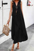 Robe sans manches de couleur noir style bohème.

Les pépites de Christelle