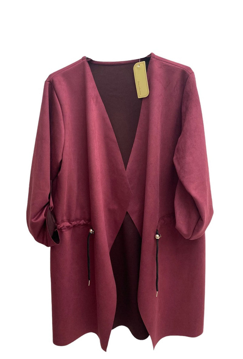 Veste avec lien de serrage