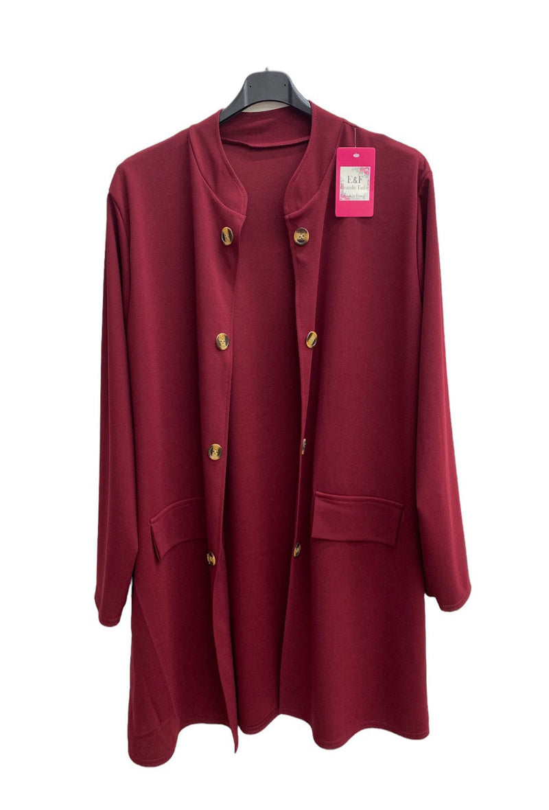 Veste avec boutons et poches