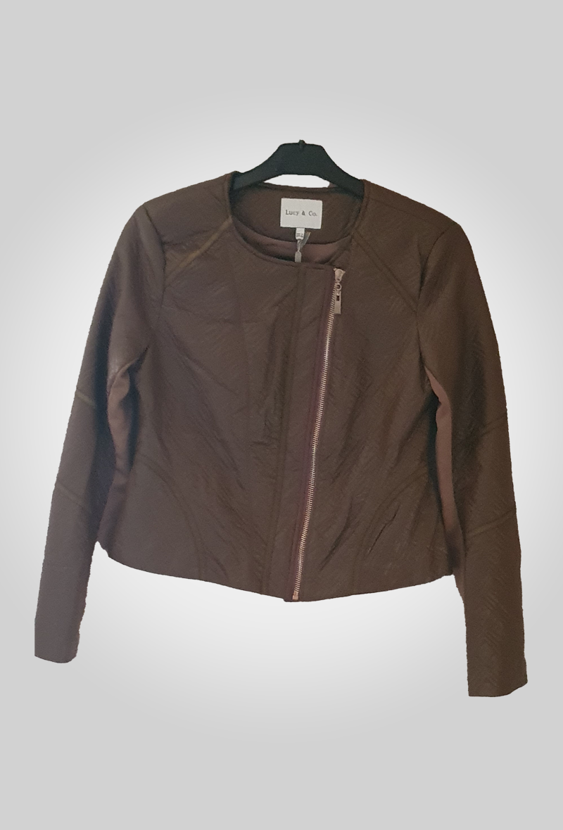 Veste Zippée Croisée